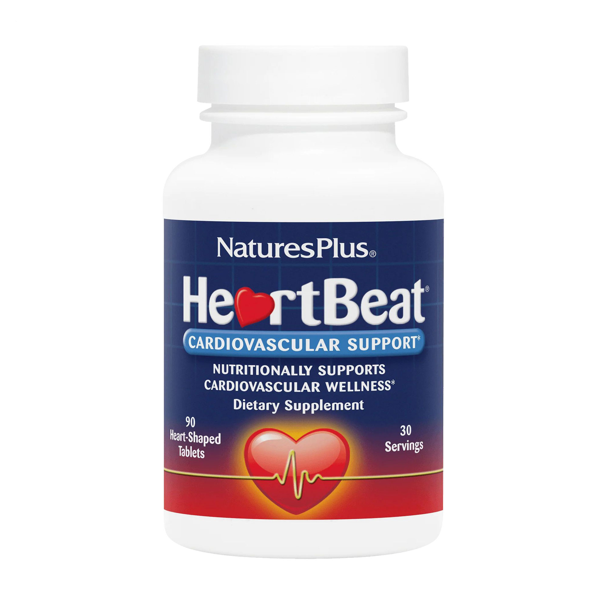 Підтримка серцево-судинної системи NaturesPlus Heart Beat, 90 таблеток